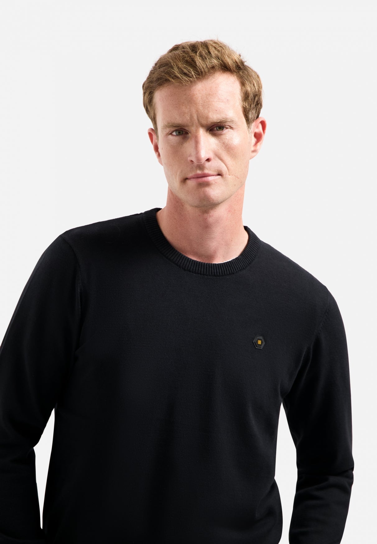 Timeless Basics Melange Jumper | Black