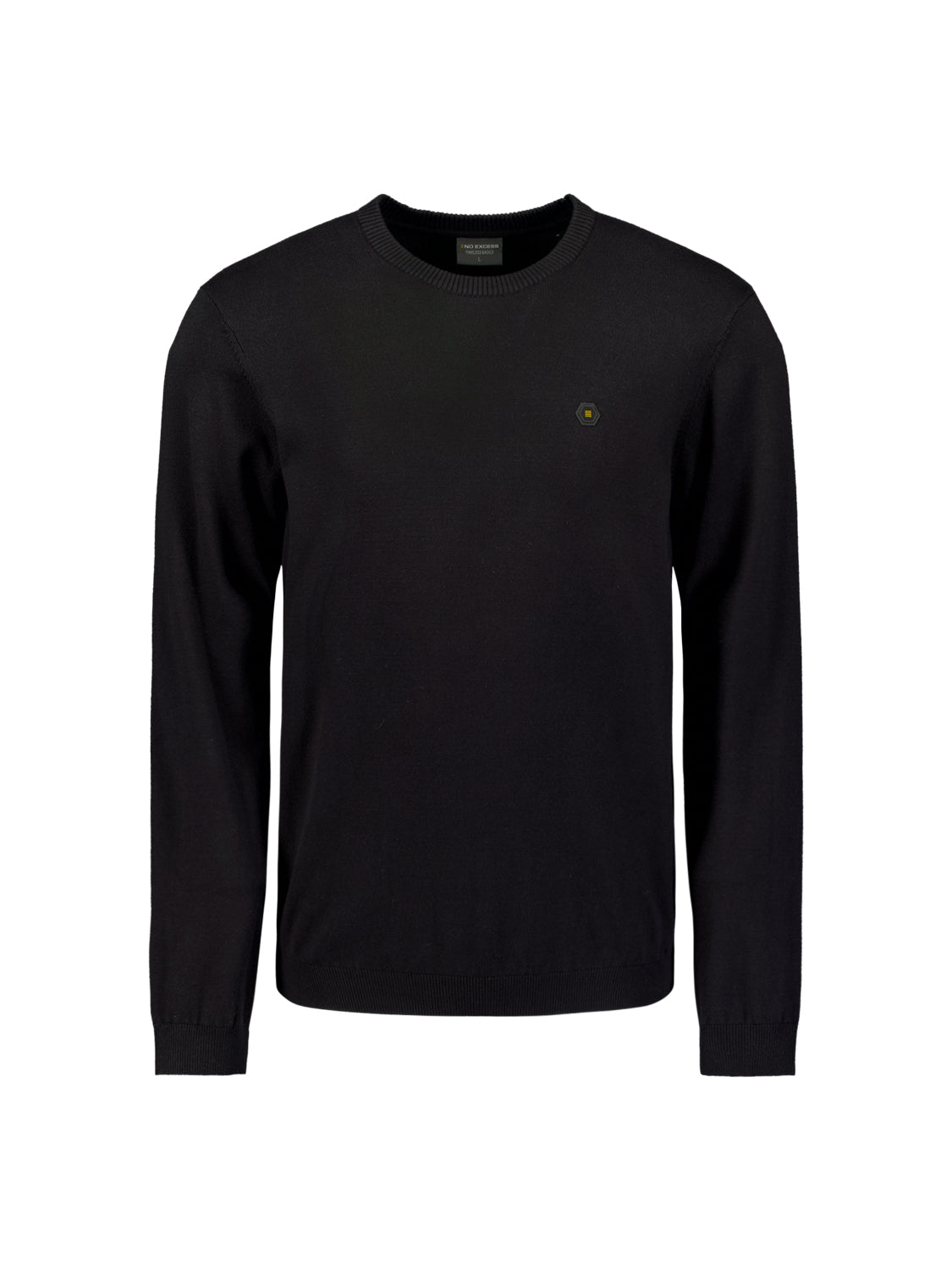 Timeless Basics Melange Jumper | Black