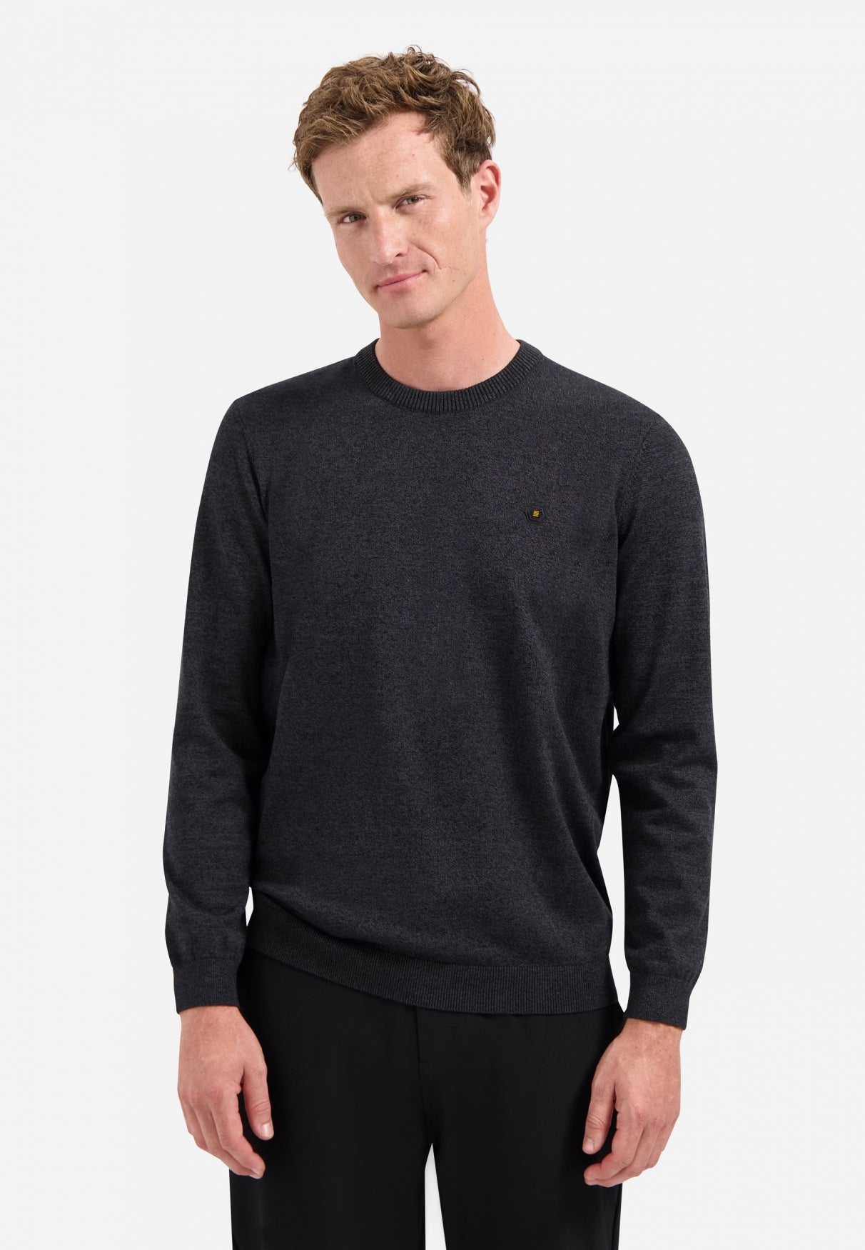 Timeless Basics Melange Jumper | Dark Grey