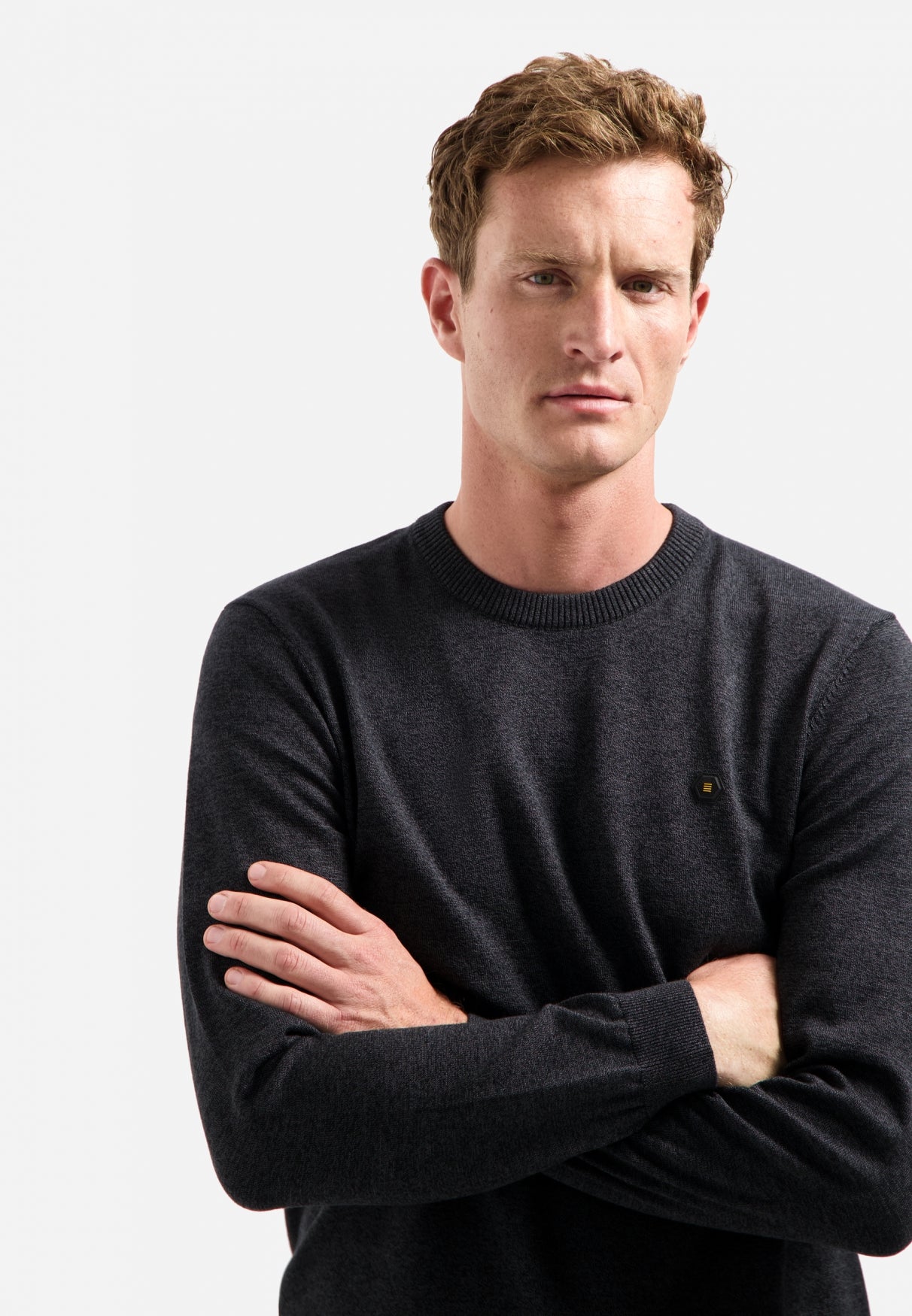 Timeless Basics Melange Jumper | Dark Grey