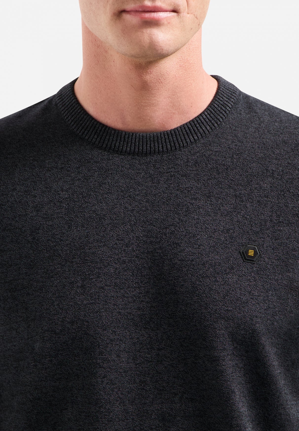Timeless Basics Melange Jumper | Dark Grey