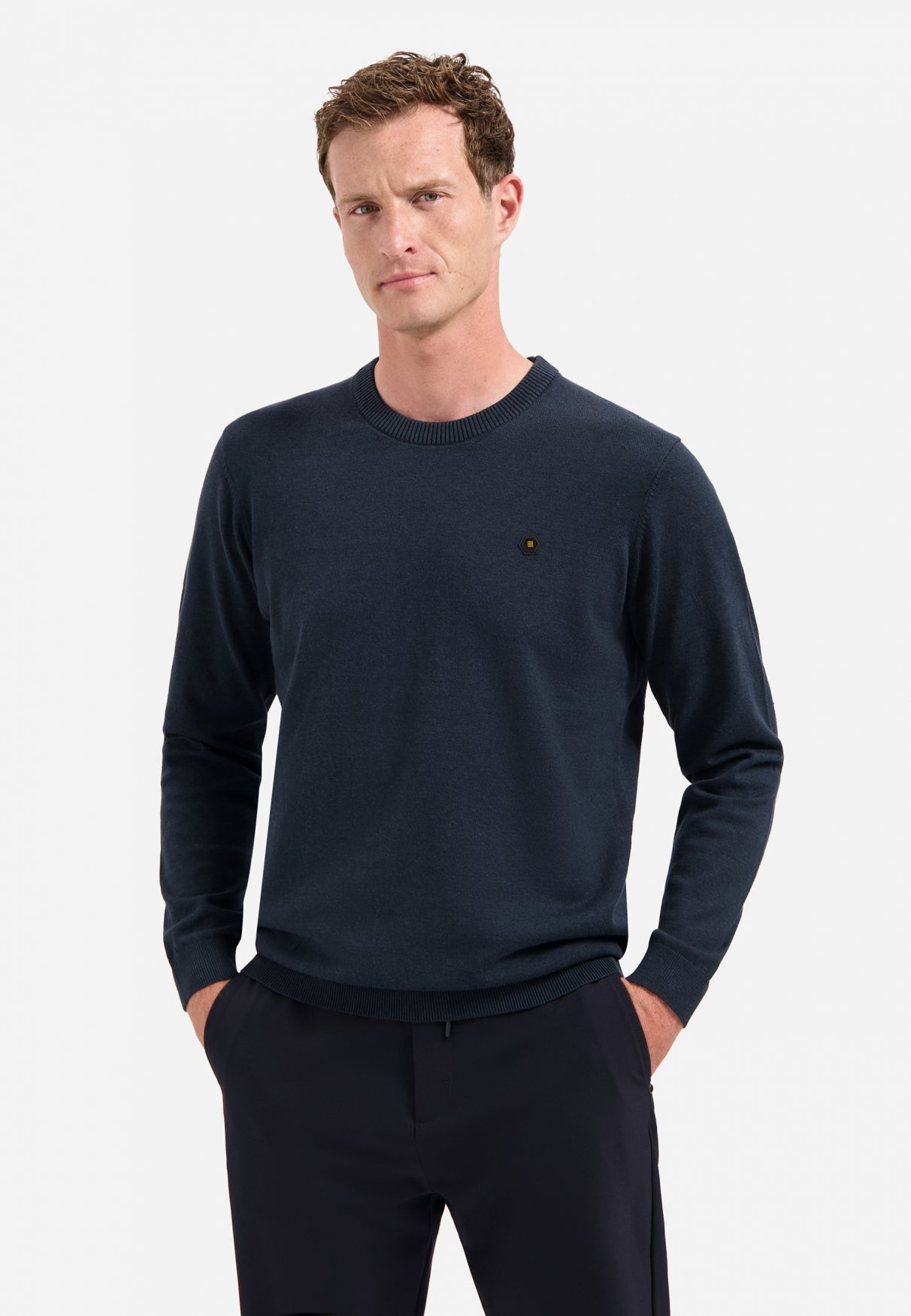 Timeless Basics Melange Jumper | Night