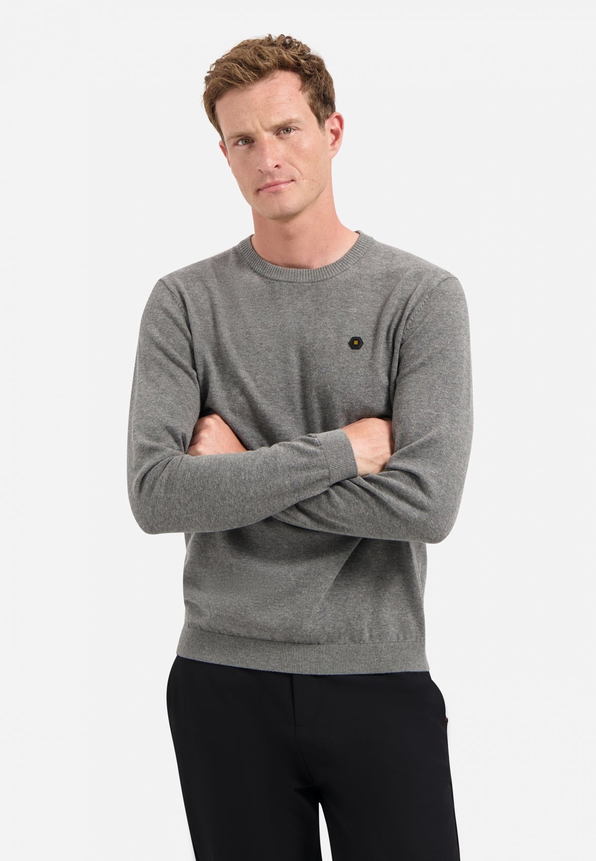 Timeless Basics Melange Jumper | Grey Melange