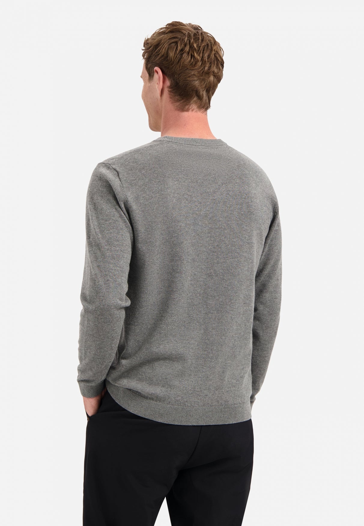 Timeless Basics Melange Jumper | Grey Melange