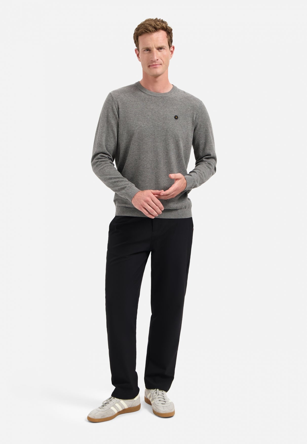 Timeless Basics Melange Jumper | Grey Melange