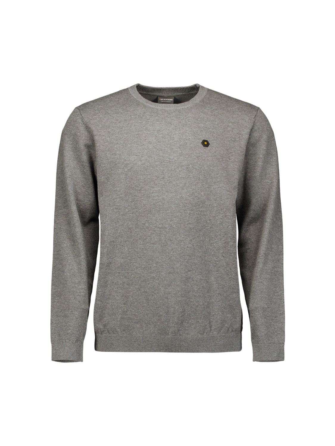 Timeless Basics Melange Jumper | Grey Melange