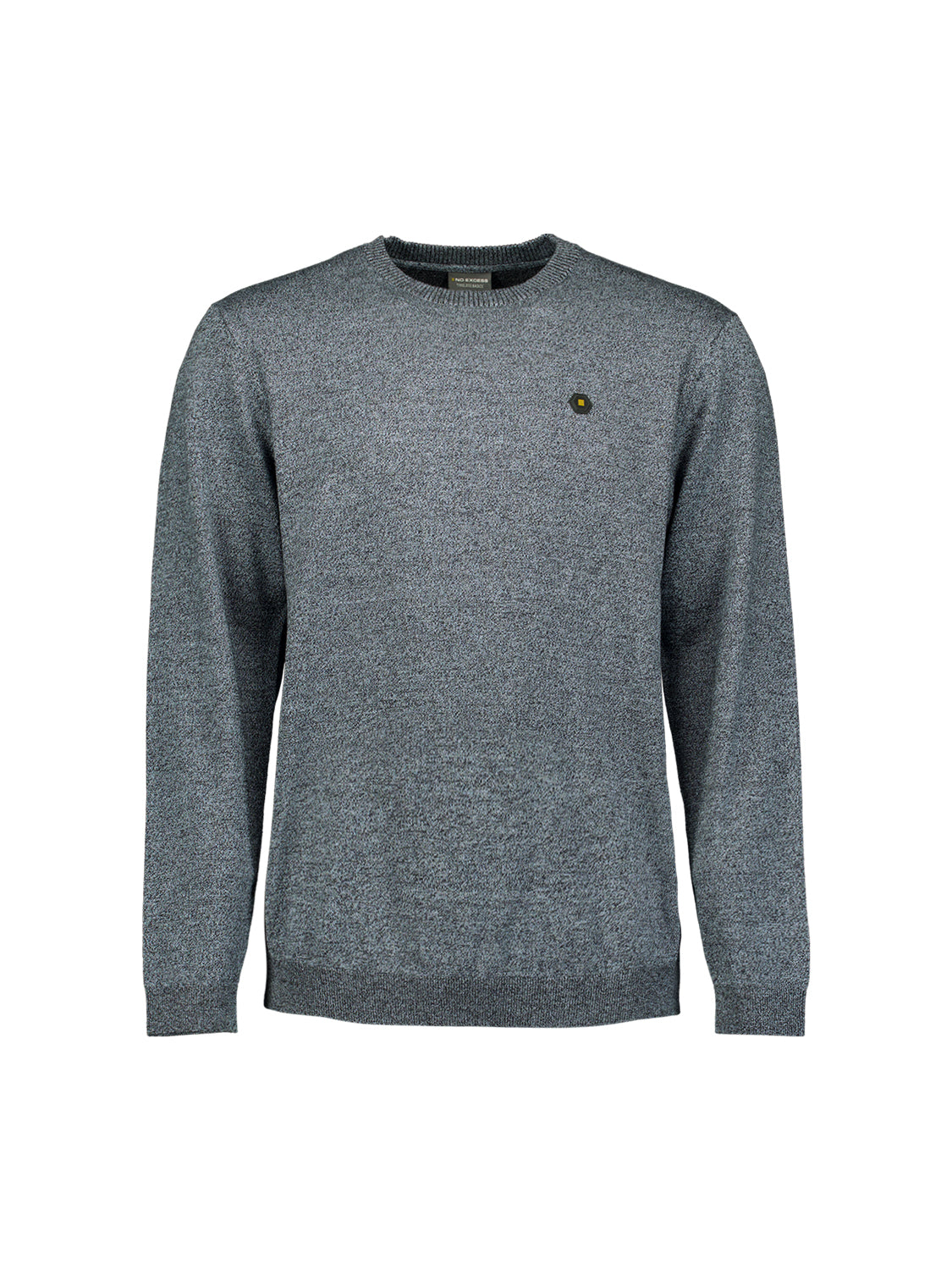 Timeless Basics Melange Jumper | Dusty Blue