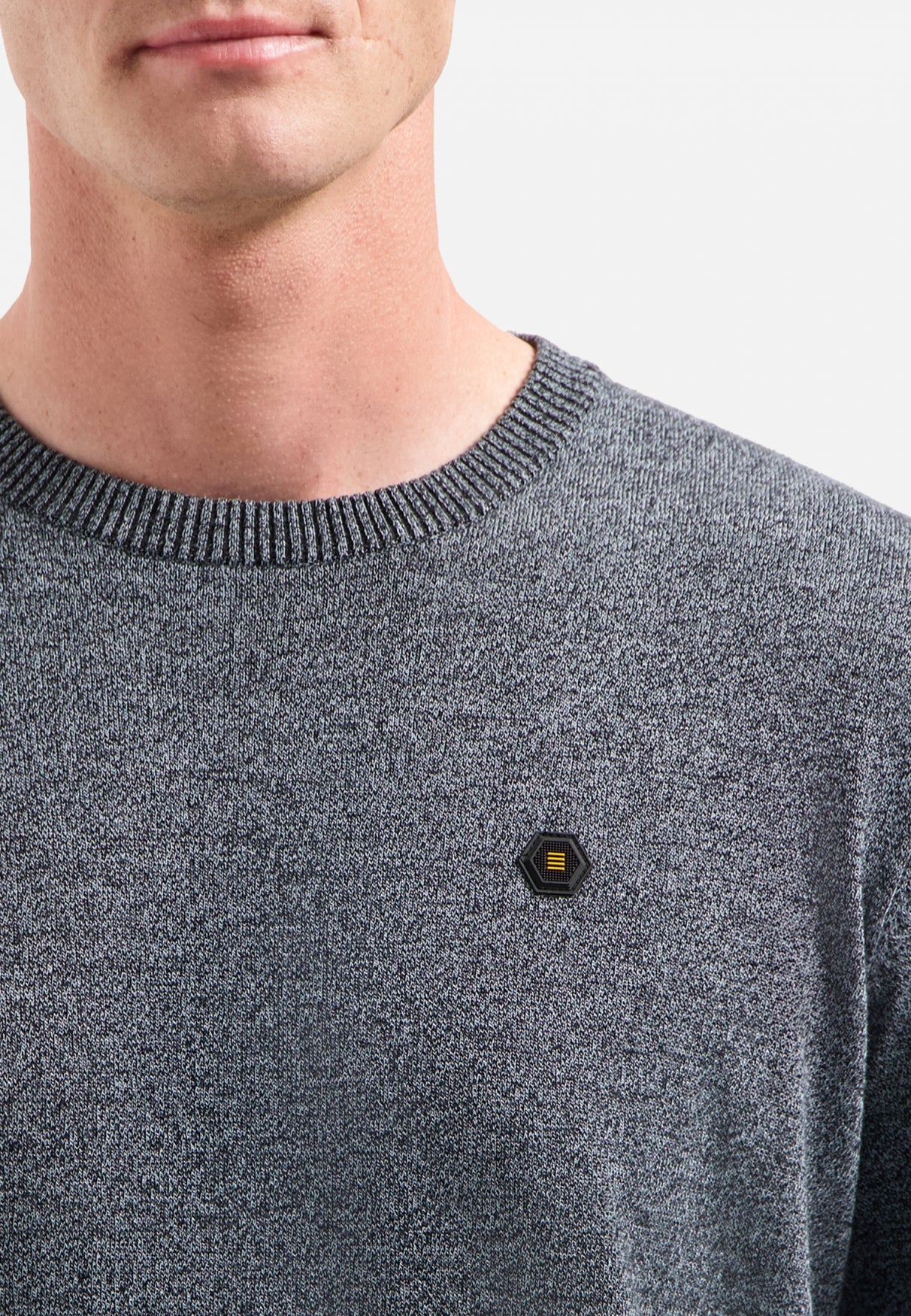 Timeless Basics Melange Jumper | Dusty Blue