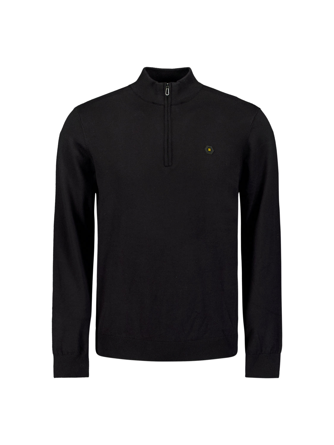 Timeless Basics Half Zip Jumper | Black