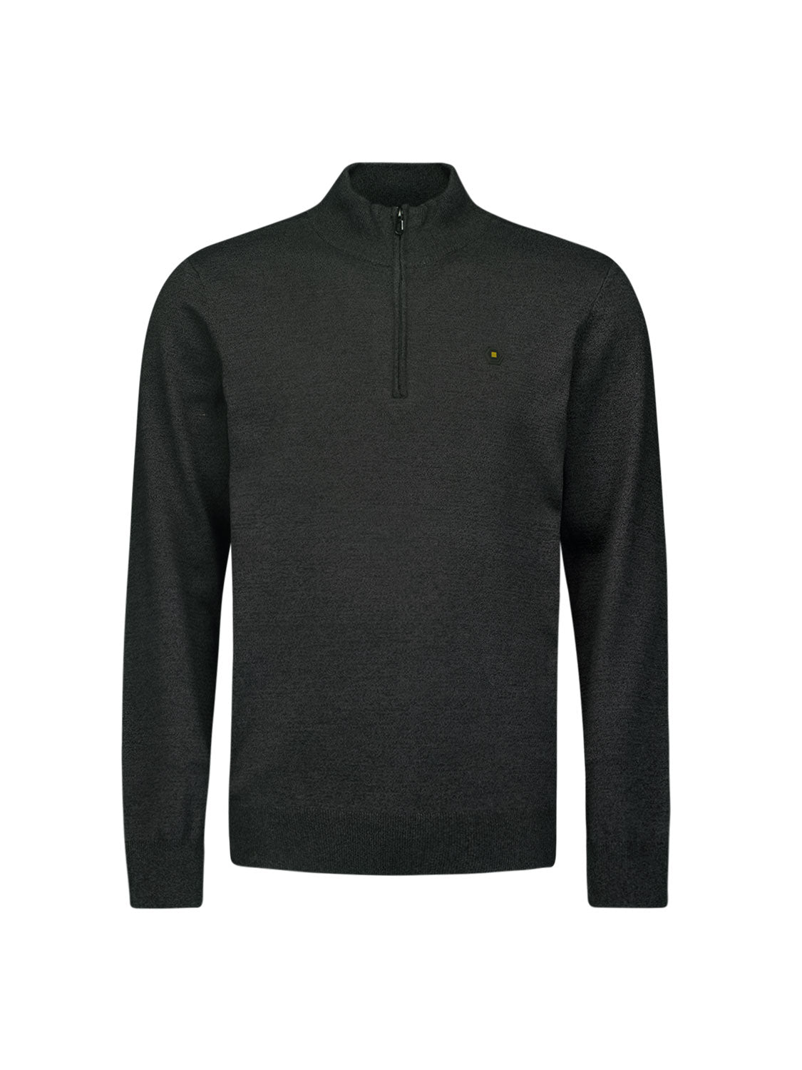 Timeless Basics Half Zip Jumper | Dark Grey
