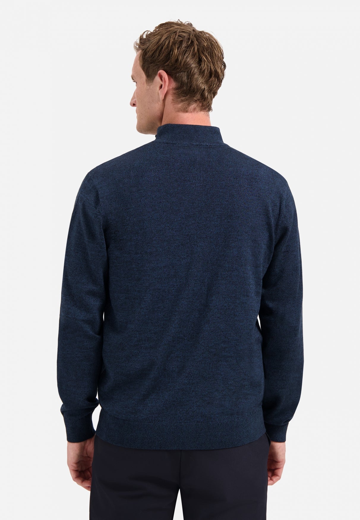 Timeless Basics Half Zip Jumper | Navy