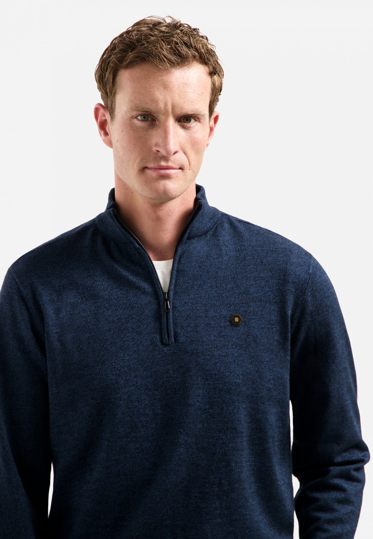 Timeless Basics Half Zip Jumper | Navy
