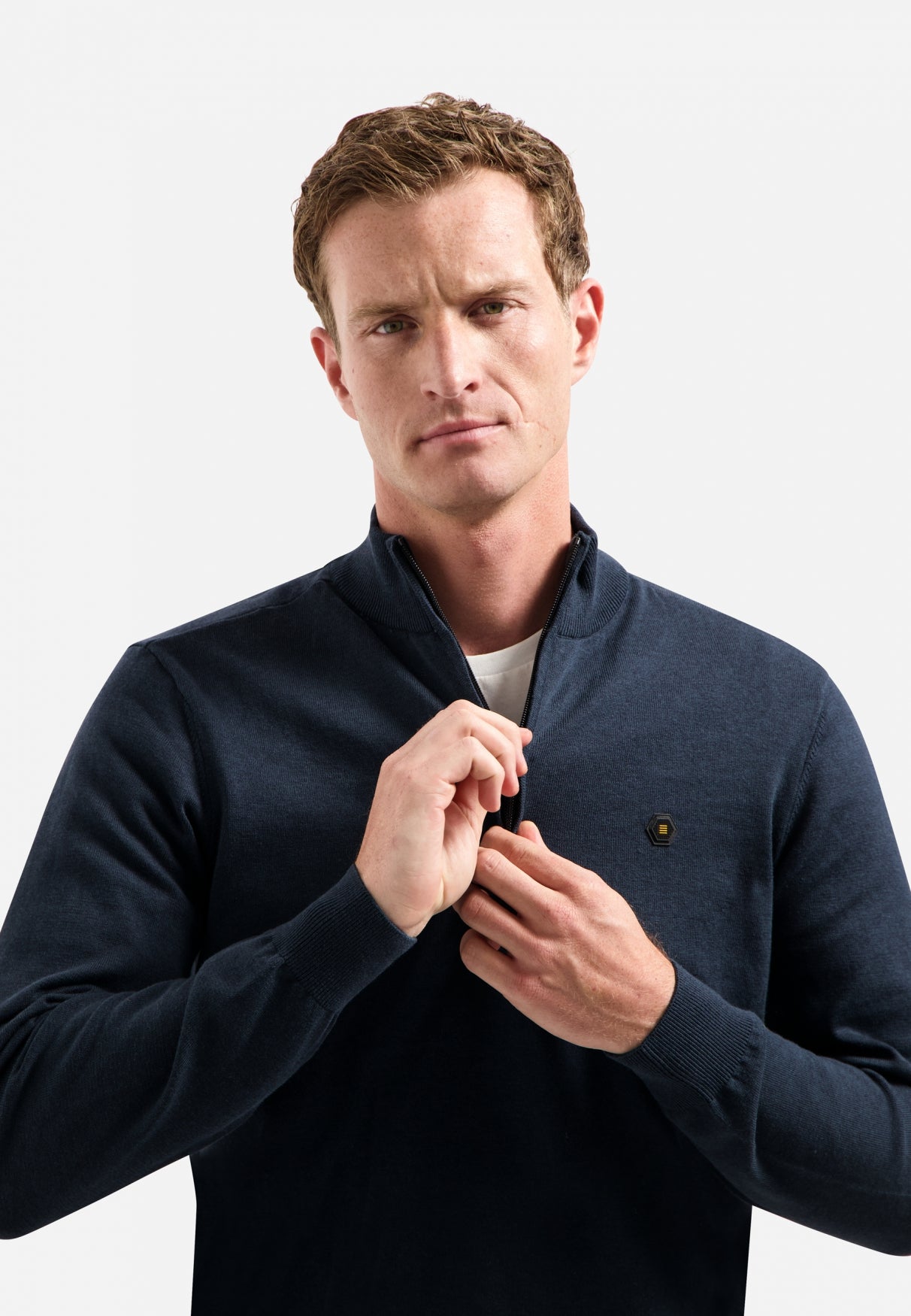 Timeless Basics Half Zip Jumper | Night