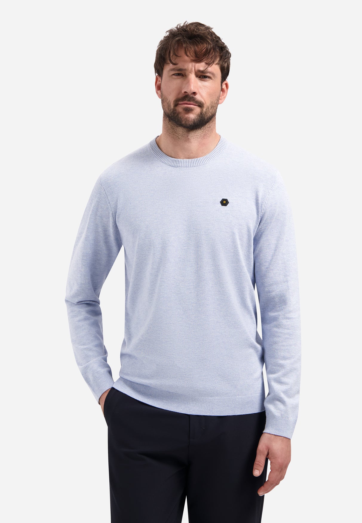 Pull Melangé Timeless Basics | Blue