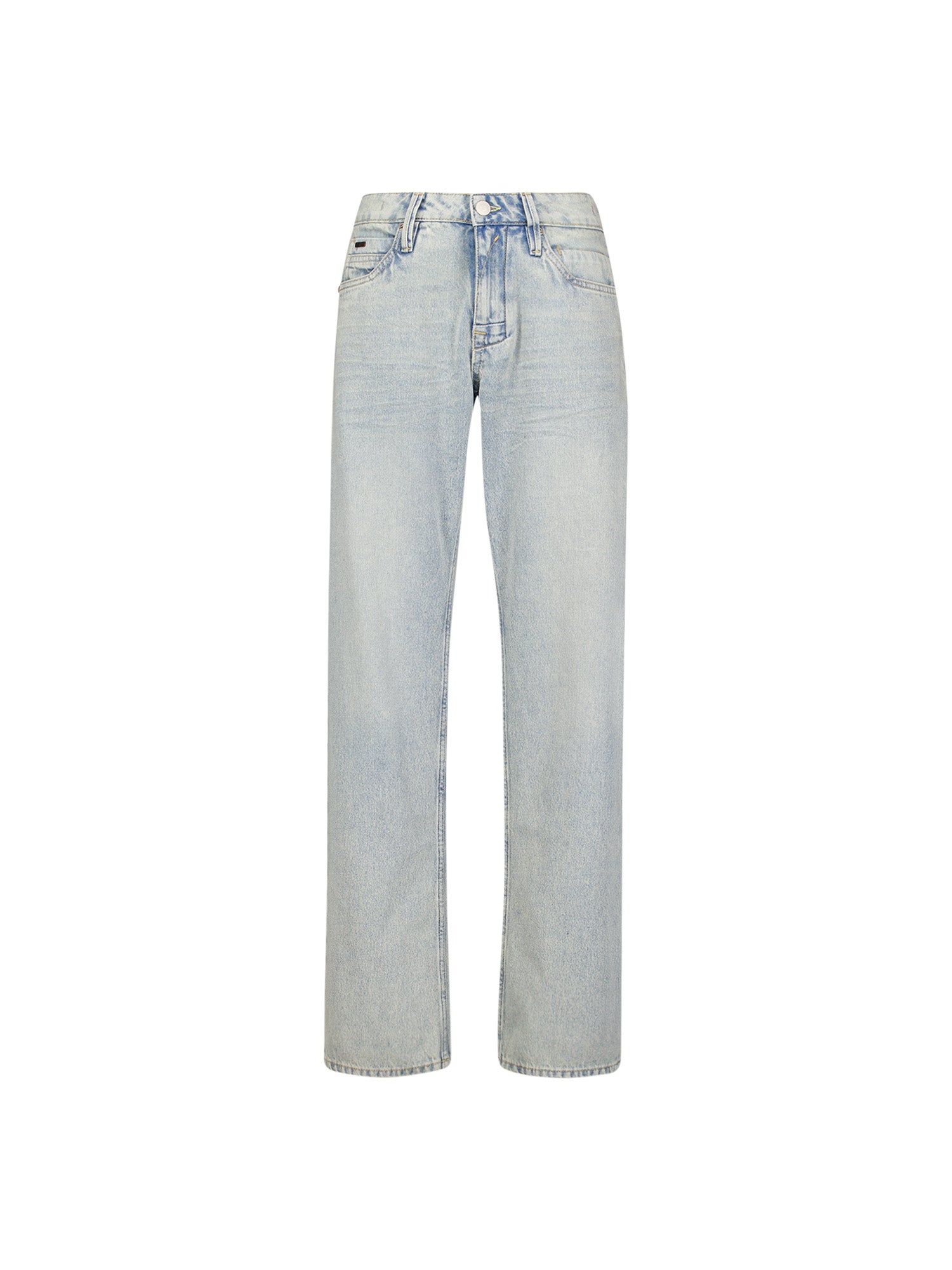 Jean coupe relaxed | Stone Used Denim