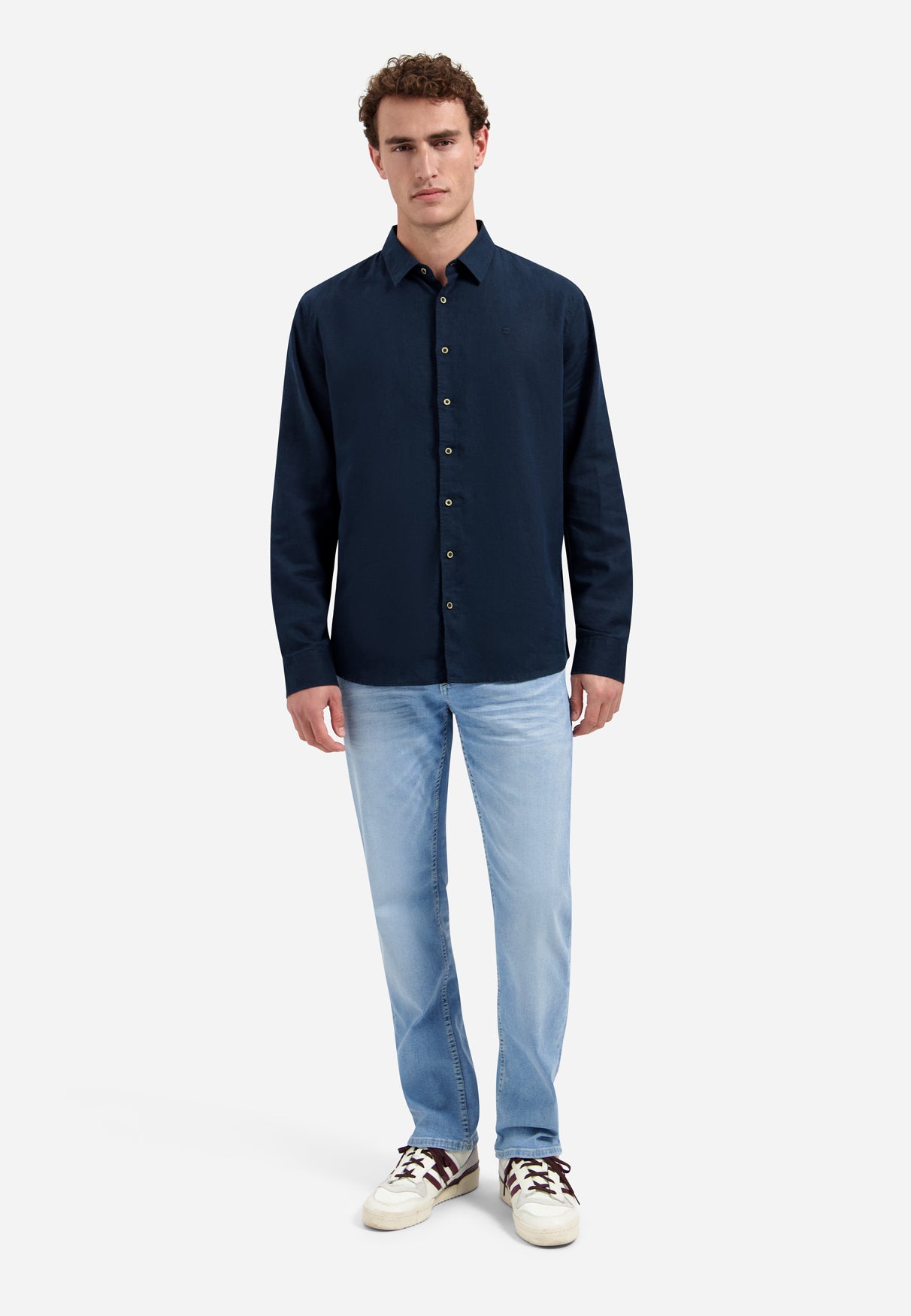 Jean coupe relaxed | Bleach Denim