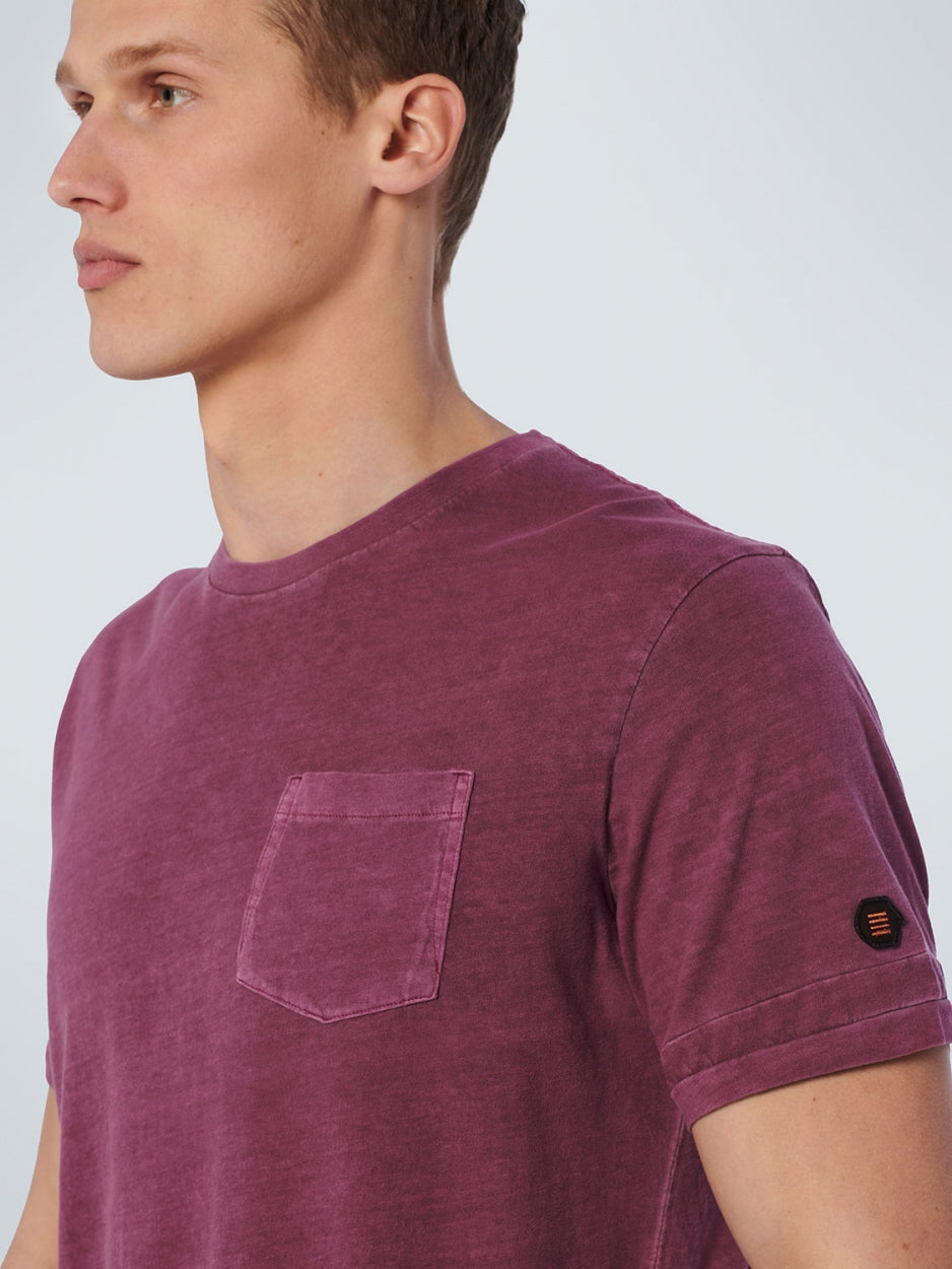 T-Shirt Crewneck Garment Dyed Special Wash | Mauve