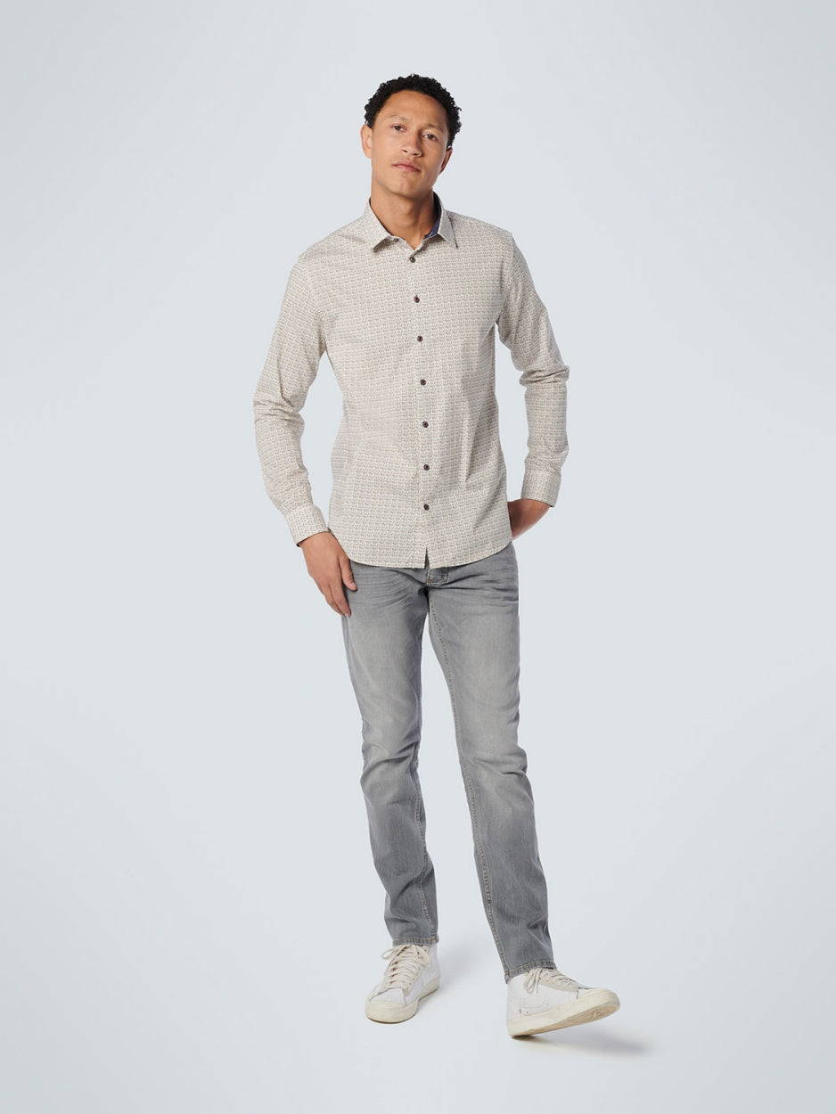 Shirt Allover Printed Stretch | Mauve