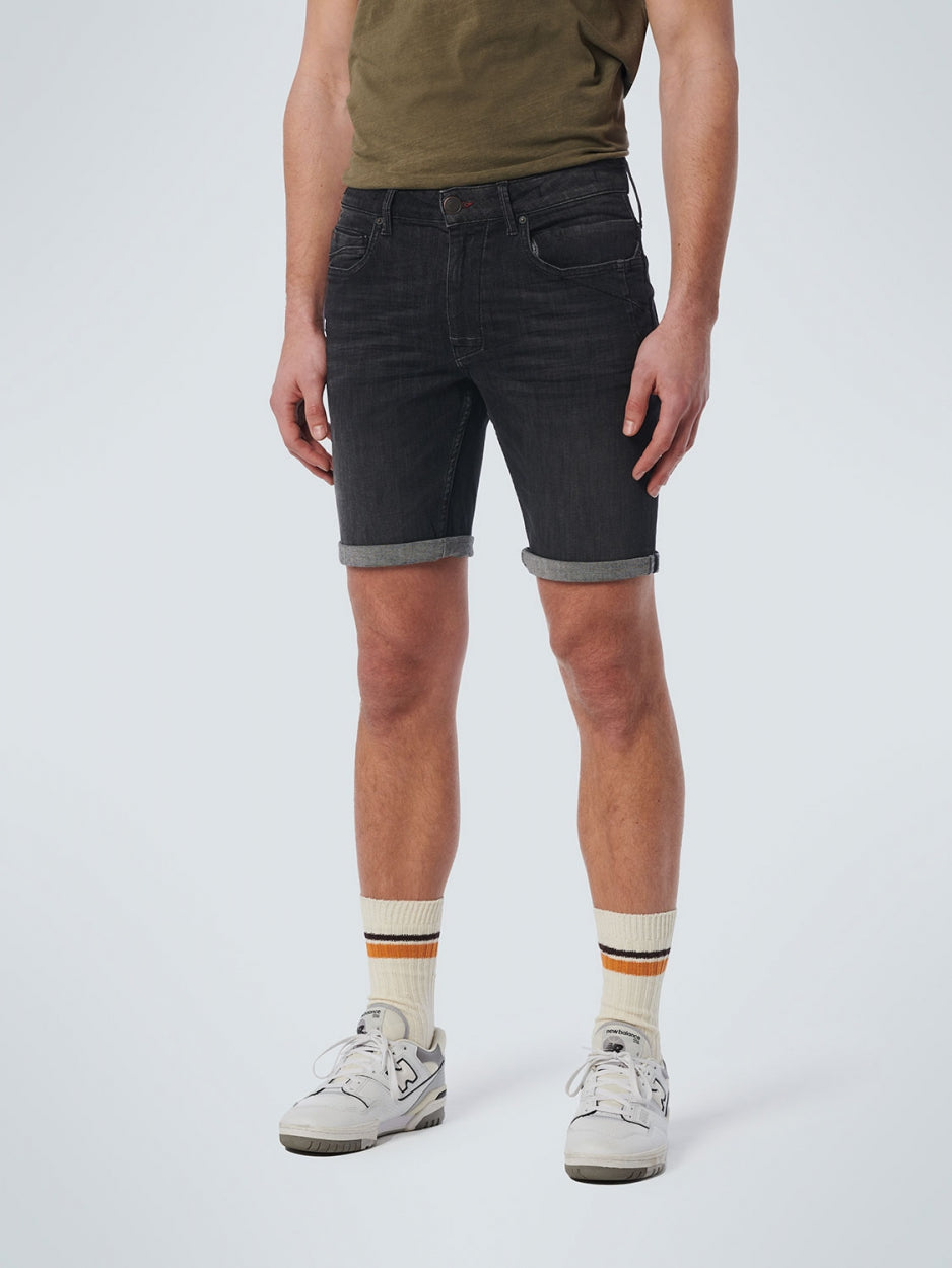 Short Denim Stretch | Black Denim
