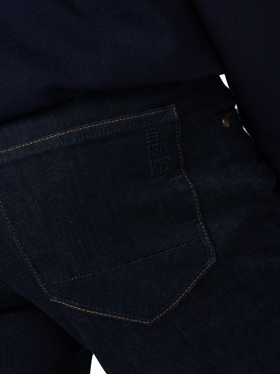 Denim, slim fit 711, dark denim stretch recycled | Length 34