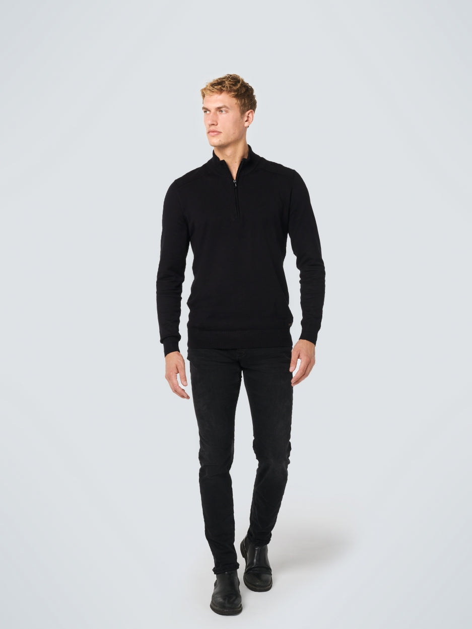 Denim, comfort slim 712, black denim stretch | Length 32